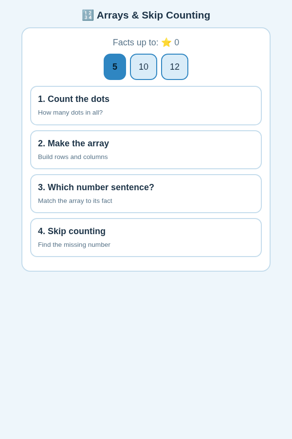 Arrays & Skip Counting: Build Multiplication Readiness + 3 Freebies