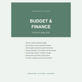 Paycheck Planner Printable Budget Pack