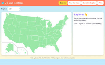 Learning Tools Bundle - US Map Explorer, Times Table Turbo, Spanish Flashcards