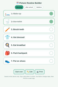 Kids Morning Routine Bundle