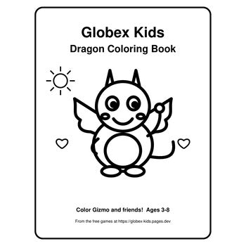 Dragon Bundle: Coloring Book + Learning Pack